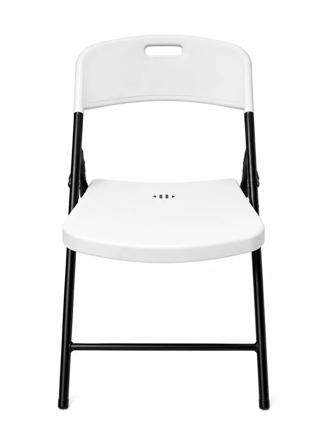 White Plastic Folding Chair